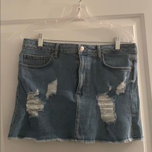 Denim skirt